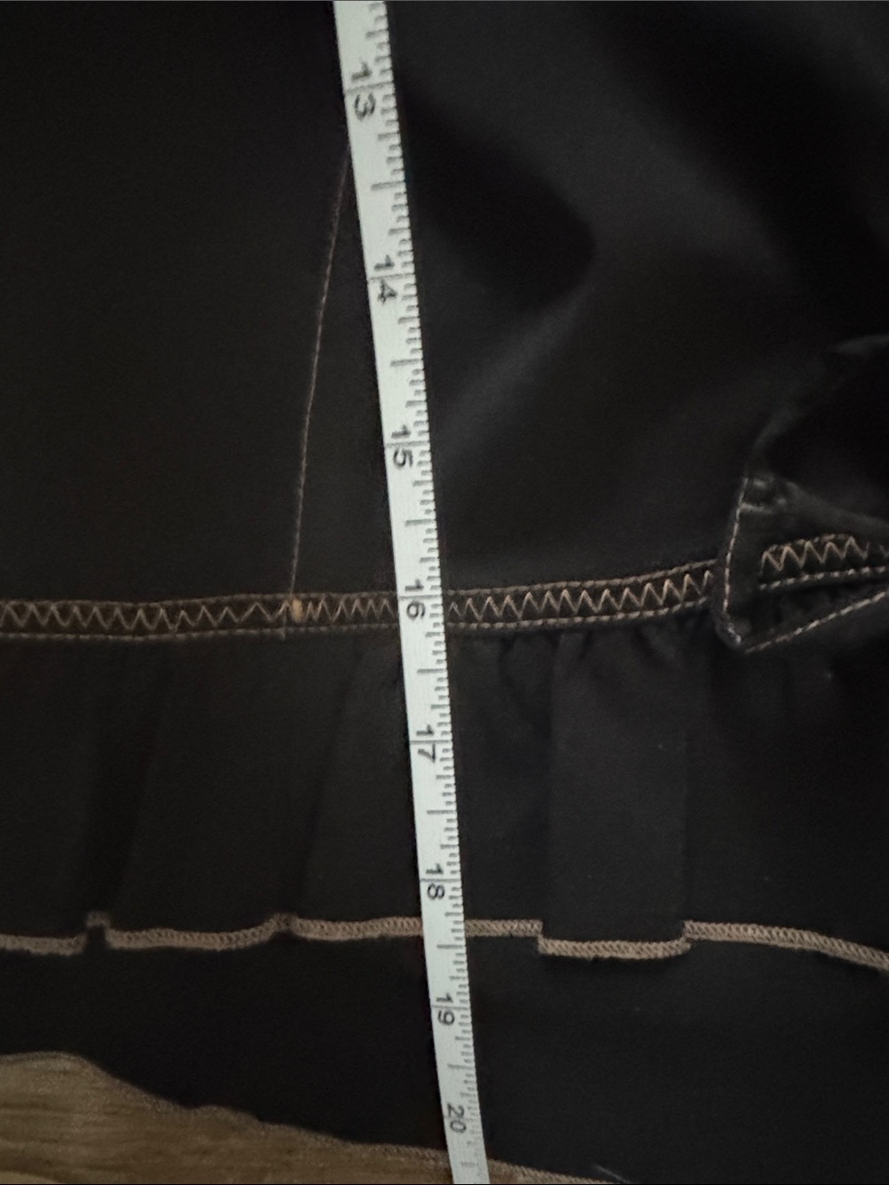 Black Contrast-Stitch Blazer - Women's Tailored Jacket - Picture 13 of 13